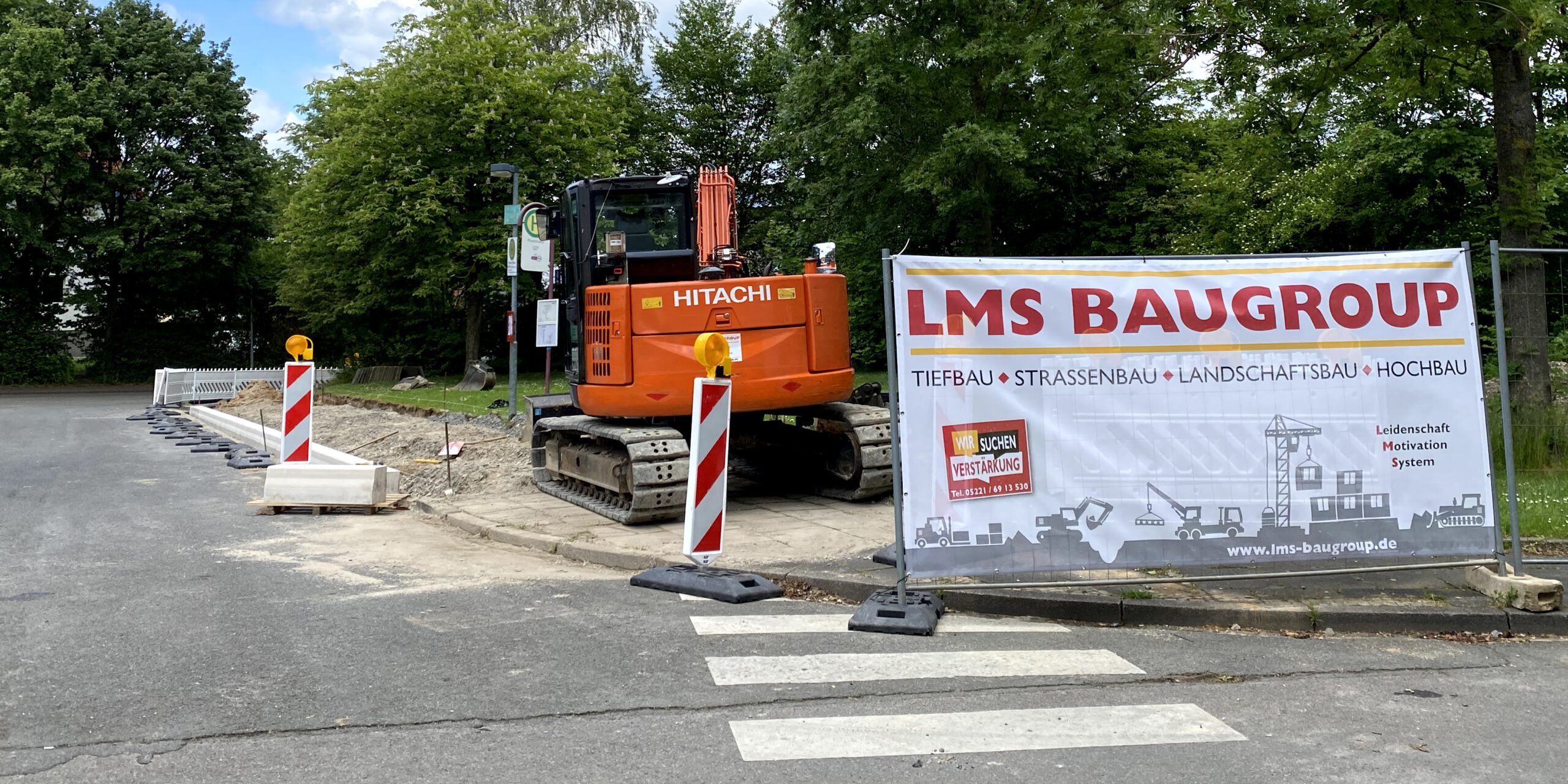 Barrierefreier Umbau von Bushaltestellen im Stadtgebiet Bad Salzuflen